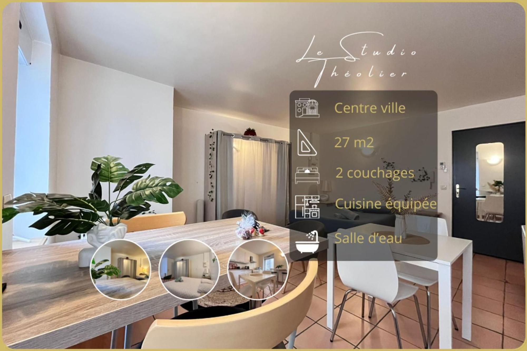 Le Studio Theolier Downtown - Close To Pedestrian Street 투르농쉬르론 외부 사진